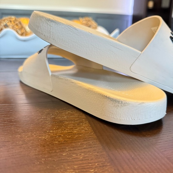 Men’s Allsaints Underground Slip On Slide Sandals - White/Cream - US 10 / EU 43 - Picture 11 of 14